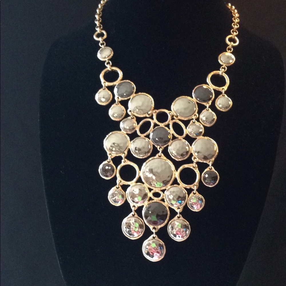 Chico's Golden Circle Necklace